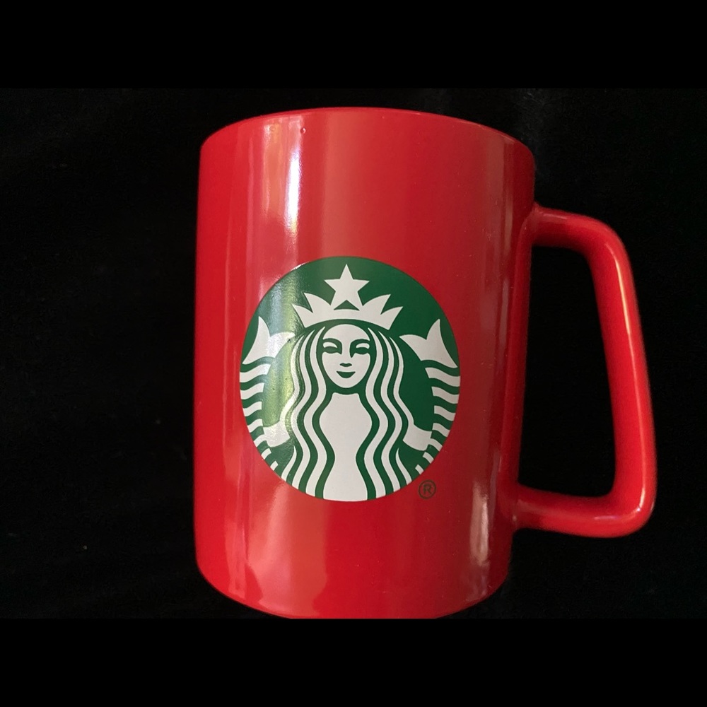 NEW Starbucks Red Ceramic Mug